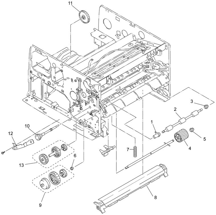 Paper Transport MFC9600, DCP1200