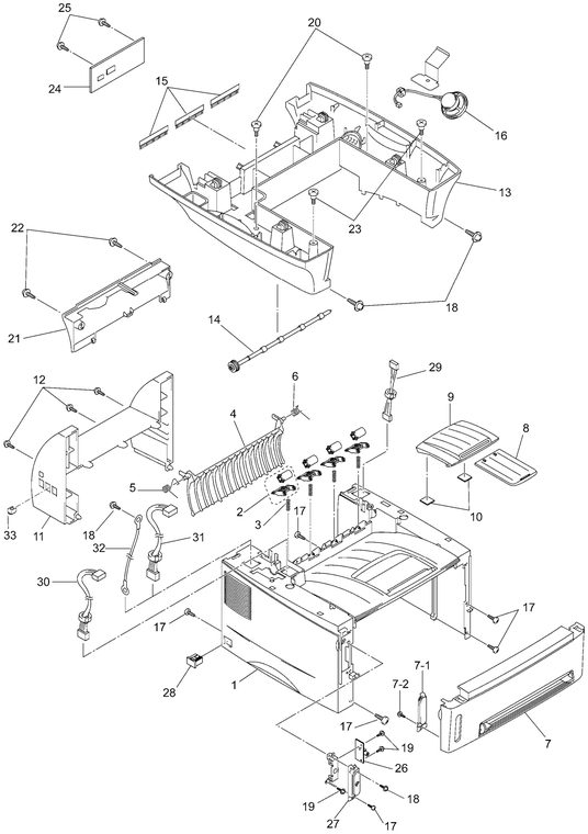 Cover MFC9750, MFC9850, MFC9870