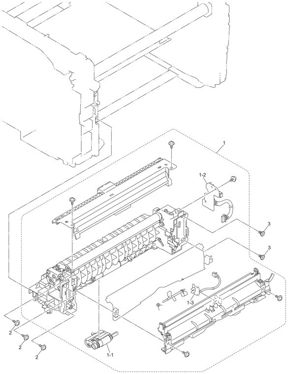 DCP-9010CN Paper Feeder Parts Diagram