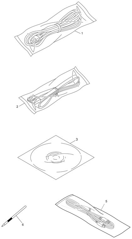 DCP-9015CDW Accessories Parts Diagram