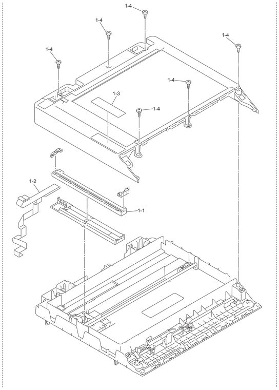 DCP-9015CDW Document Scanner Parts Diagram
