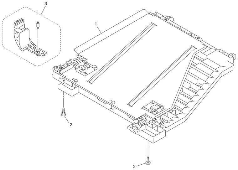 DCP-9015CDW Duplex Parts Diagram