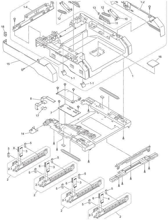 DCP-9015CDW LED Joint Cover Parts Diagram