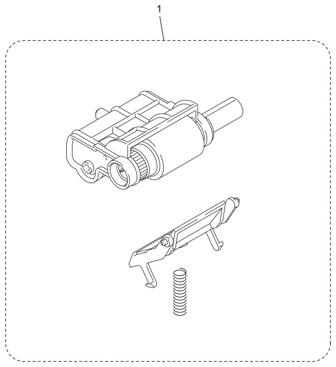 DCP-9015CDW Periodical Maintenance Parts Diagram