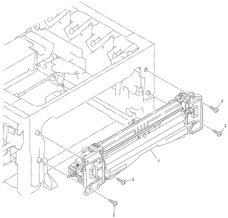 DCP-9015CDW Paper Feeder Parts Diagram