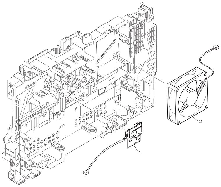 DCP-L5500 2. FRAME R UNIT Parts Diagram