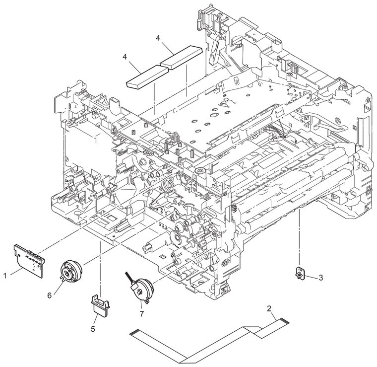 DCP-L5500 3. FRAME Parts Diagram