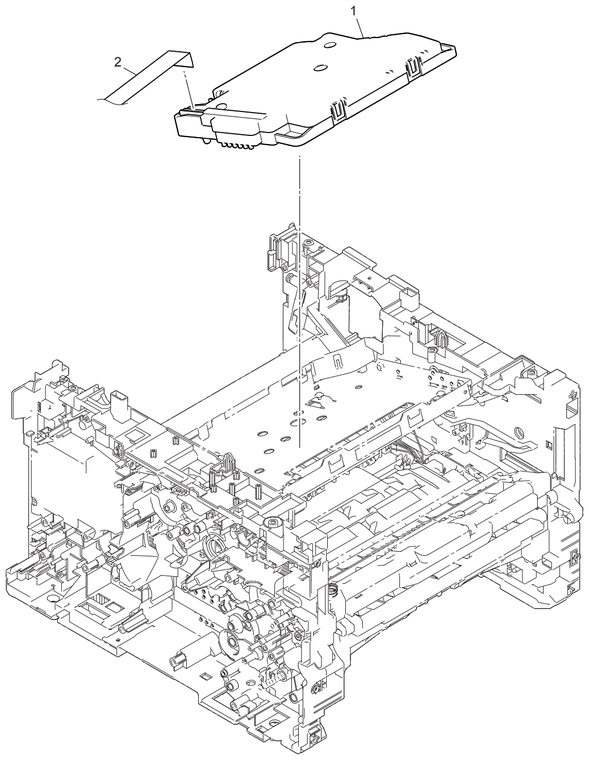 DCP-L5500 4. LASER UNIT Parts Diagram