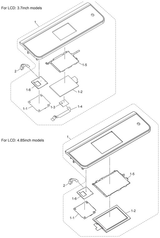 DCP-L5500 12. PANEL Parts Diagram