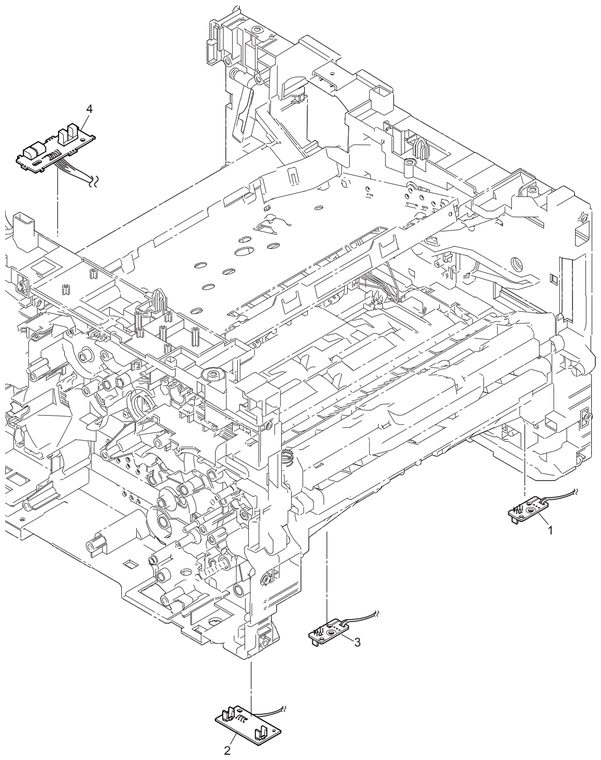 DCP-L5500 5. PAPER FEEDER Parts Diagram