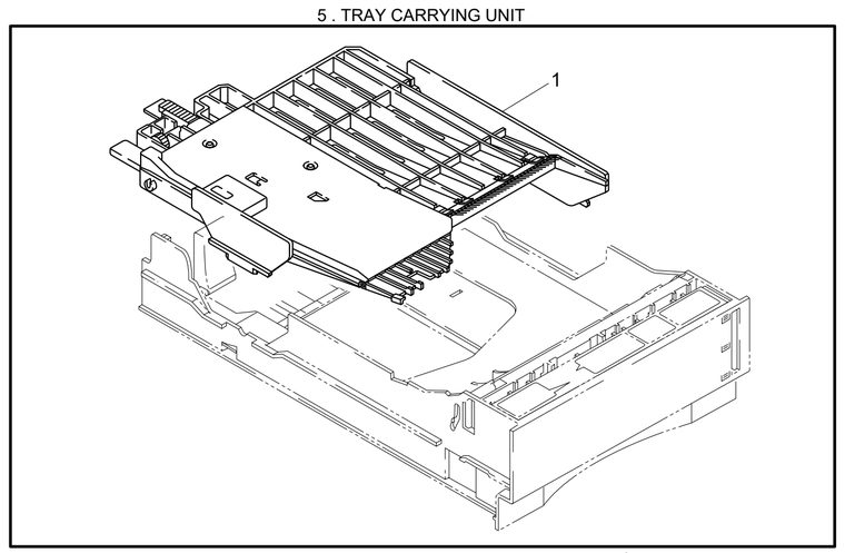 Brother DX2000 tray carrying