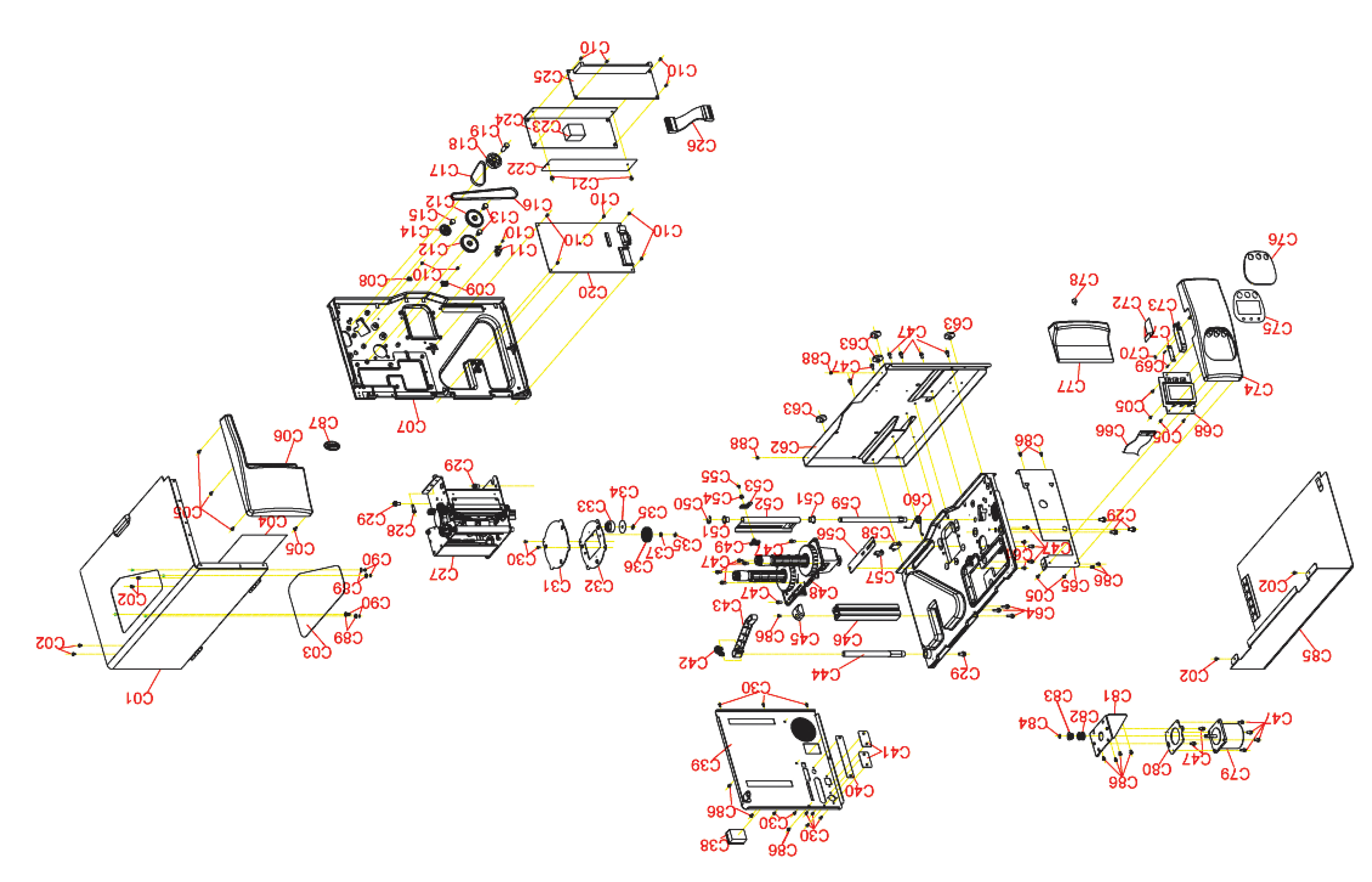Tharo H434 & H436 Parts image 15