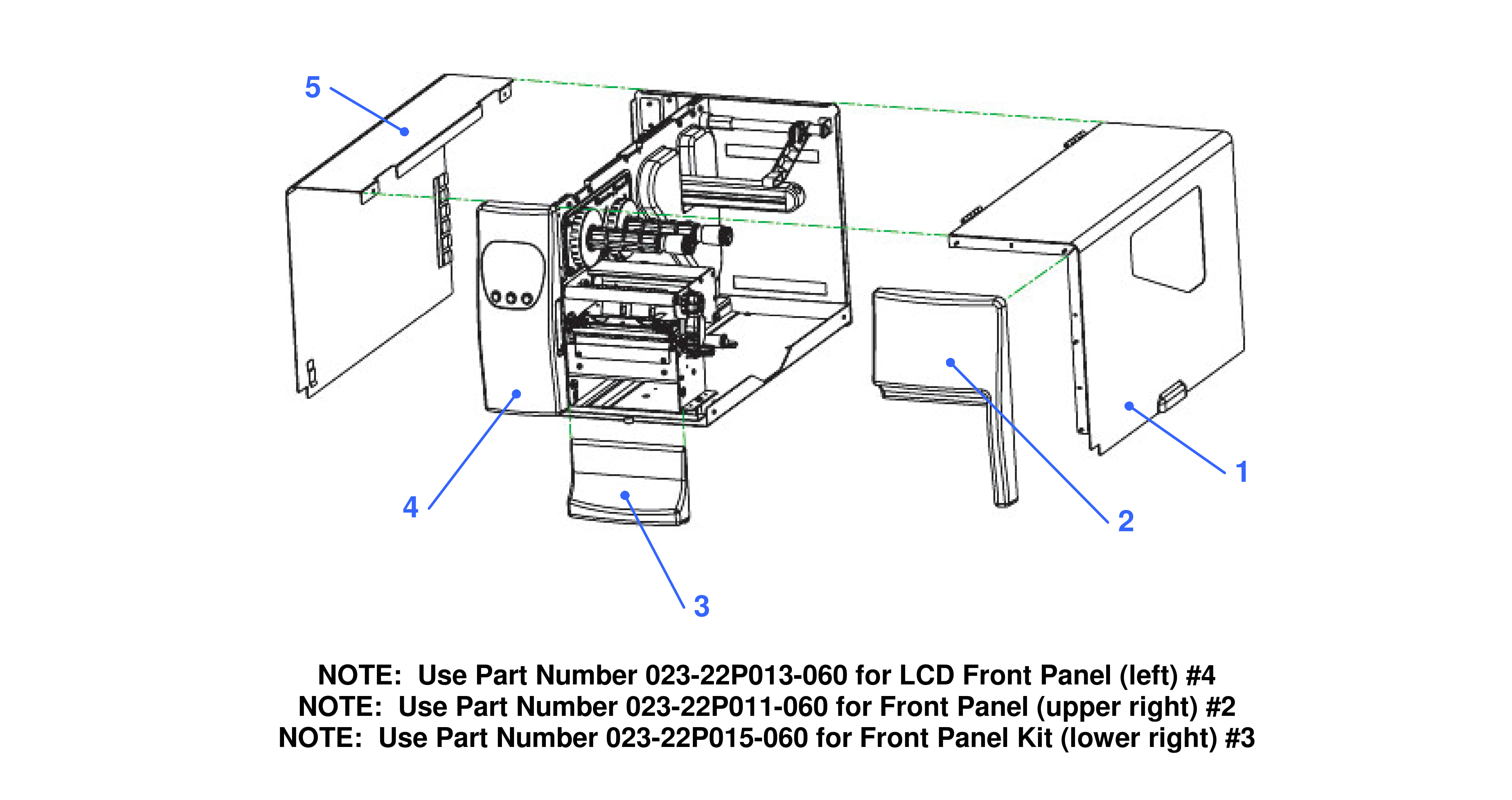 Tharo H434 & H436 Parts image 2