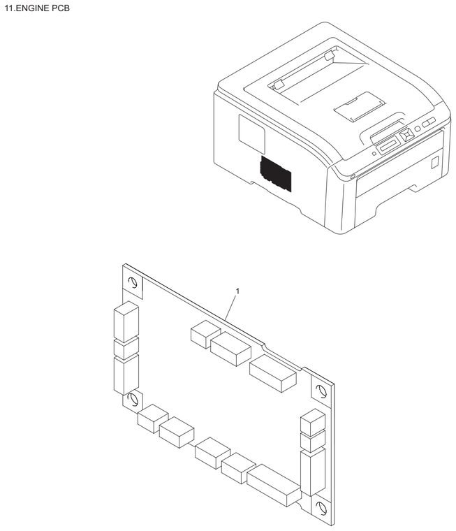 HL3040 Engine Pcb Parts Diagram