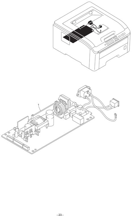 HL3040 Lvps Parts Diagram