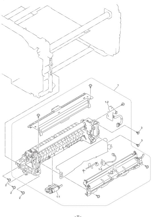 HL3040 Paper Feeder Parts Diagram