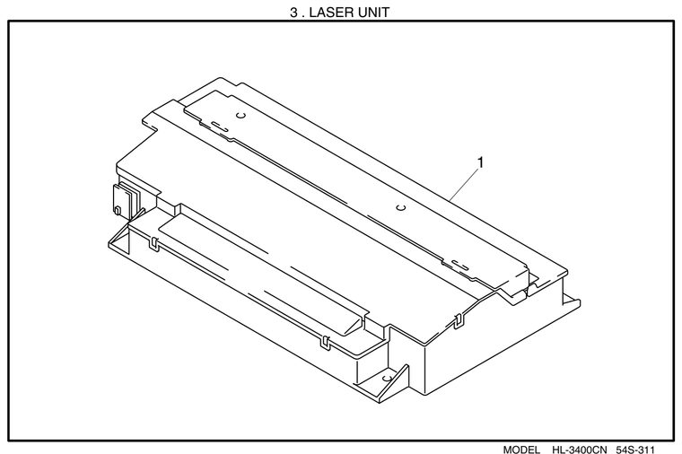 Brother HL3400 laser