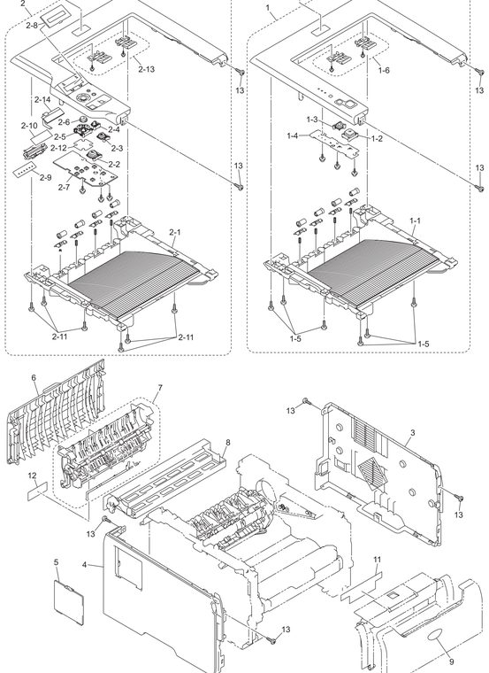 Brother HL5240 covers