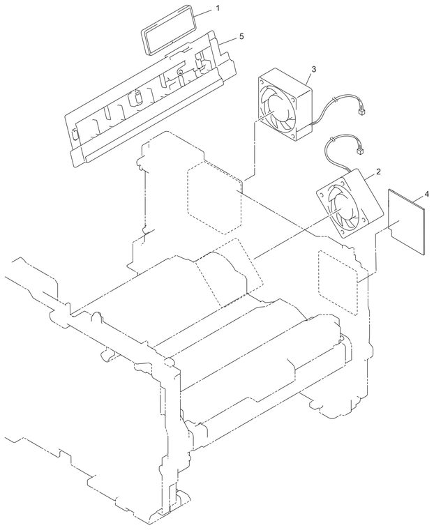 Brother HL5240 frame