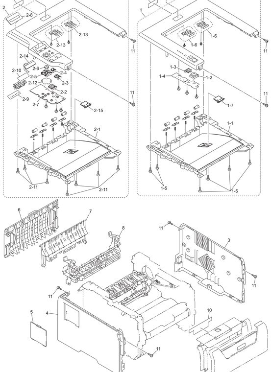 Brother HL5340 covers