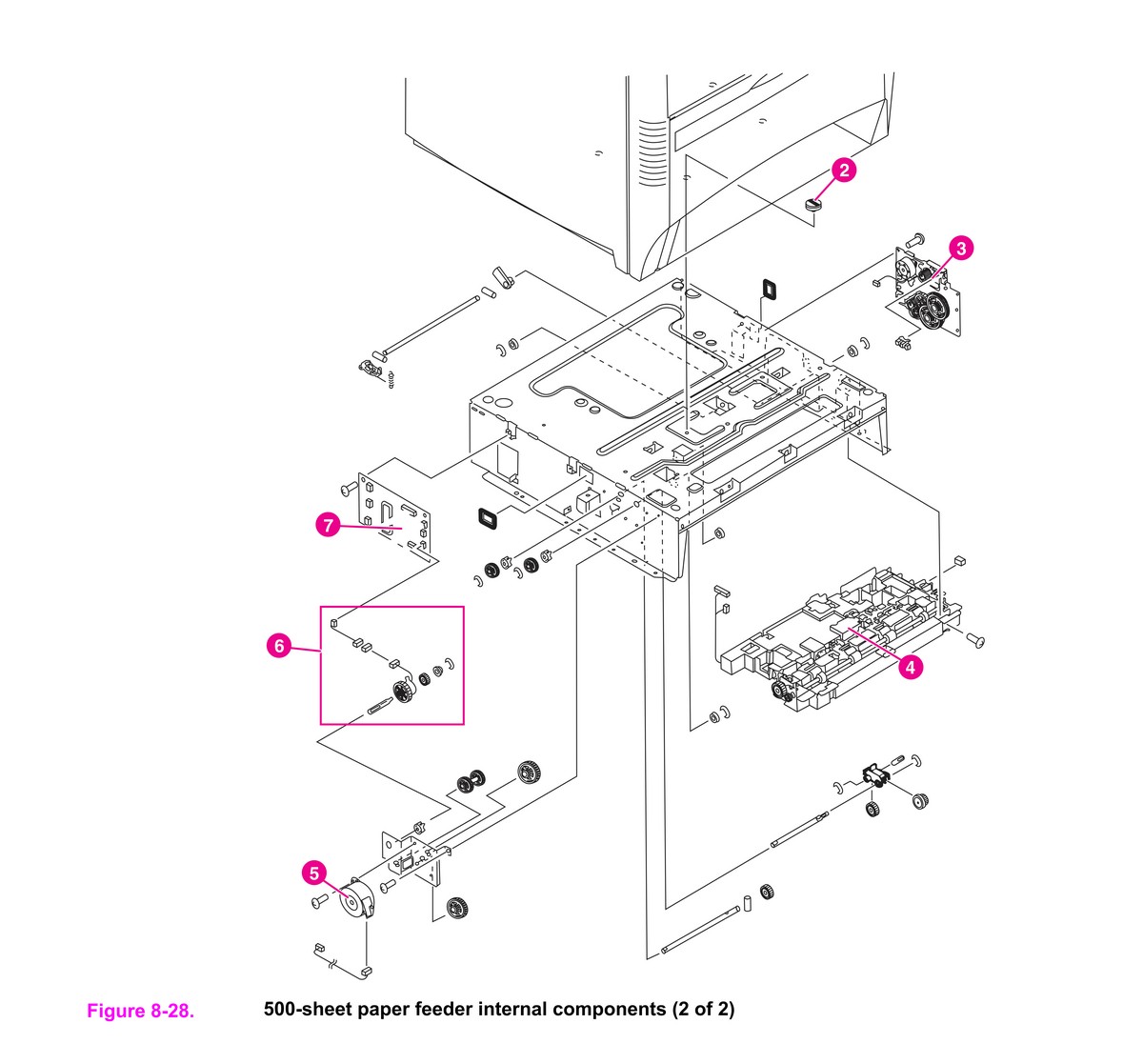 Hp 5500 5550 Parts 546
