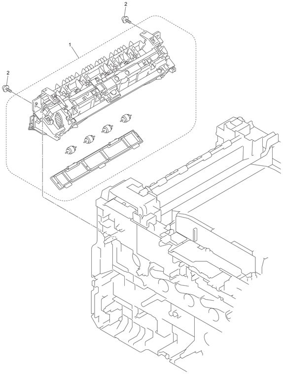 HL-L8250CDN Fuser Unit Parts Diagram