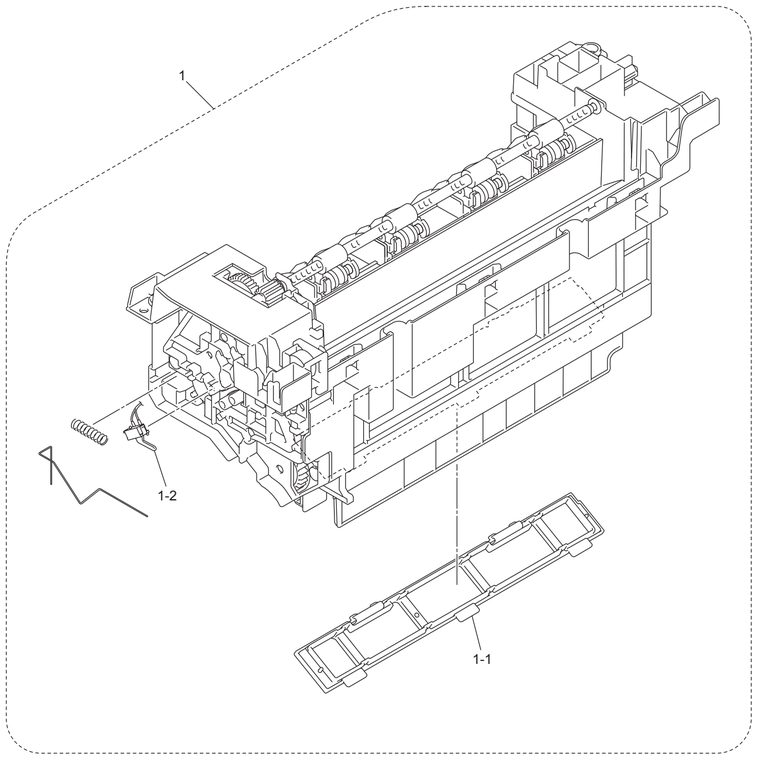 HL-L8250CDN Paper Eject Parts Diagram
