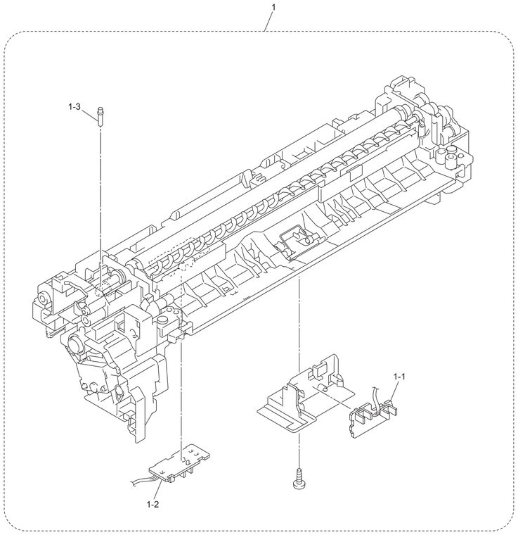 HL-L8250CDN Paper Feeder Parts Diagram