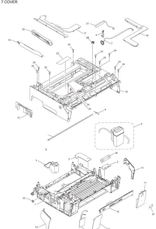 Brother MFC5890 cover