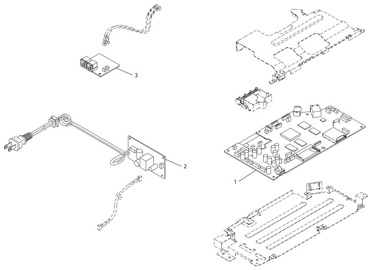 Brother MFC5890 pcb