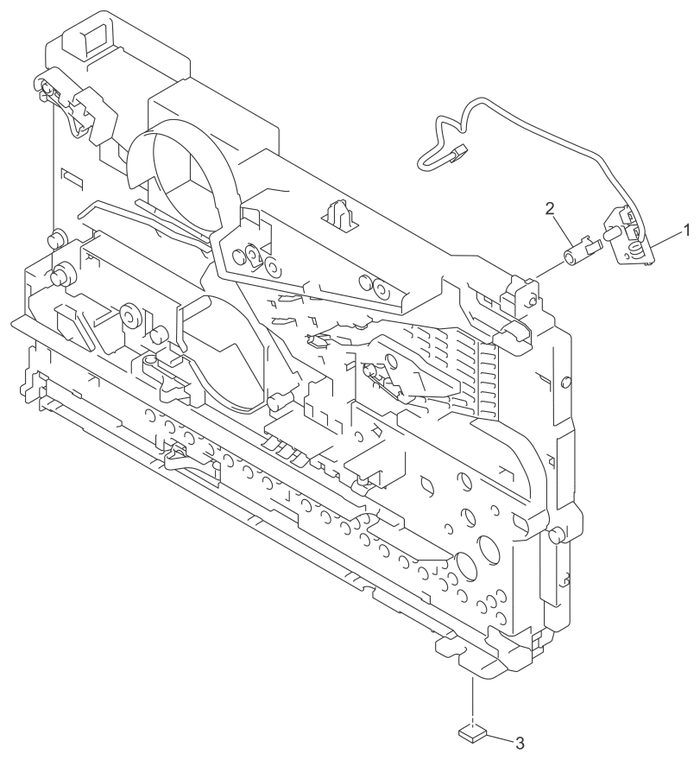 MFC8870 Frame R Parts Diagram