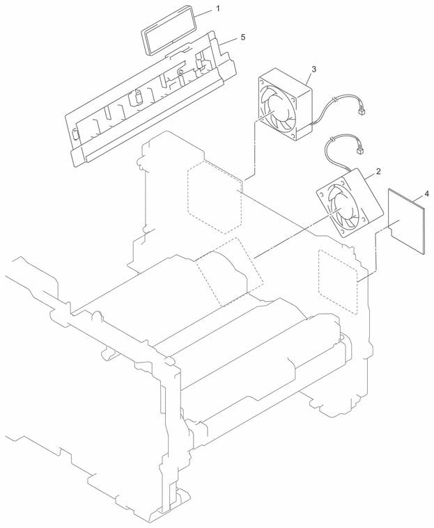 MFC8870 Frame Unit Parts Diagram