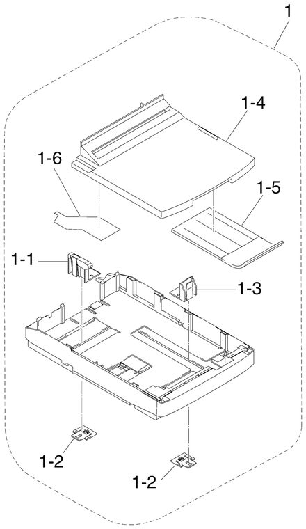 Brother MFC9100C paper cassette