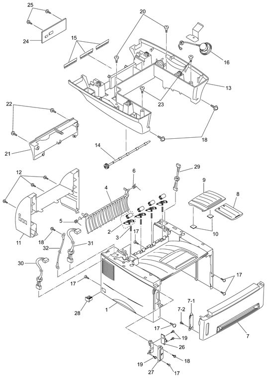 Brother MFC9760 cover