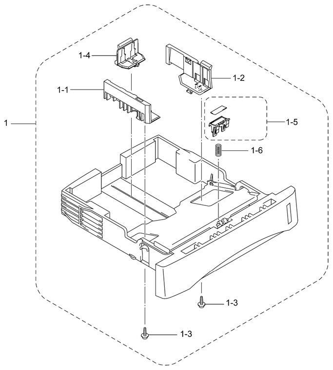Brother MFC9760 paper tray