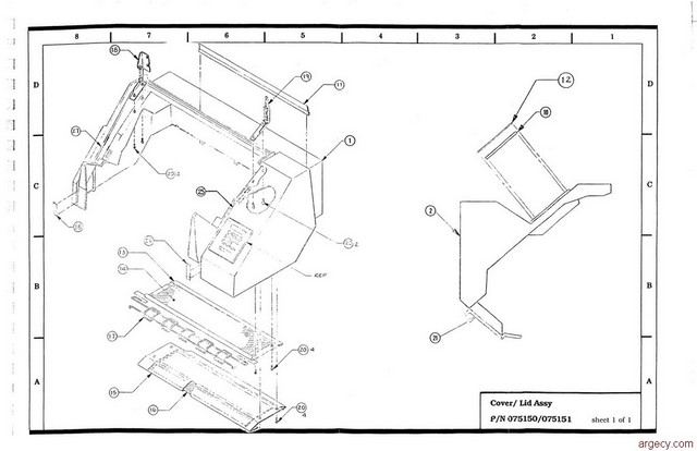 Parts diagram - Tally MT645 Parts