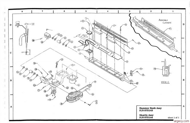 Parts diagram - Tally MT645 Parts