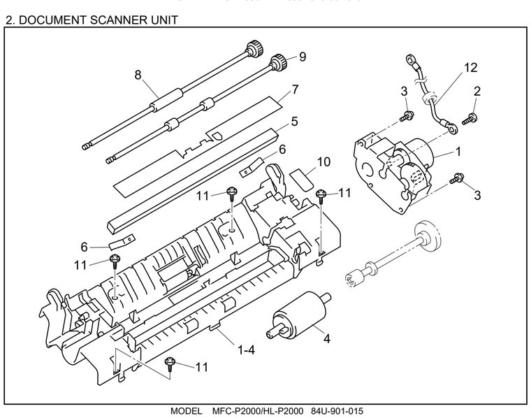 2. DOCUMENT SCANNER UNIT