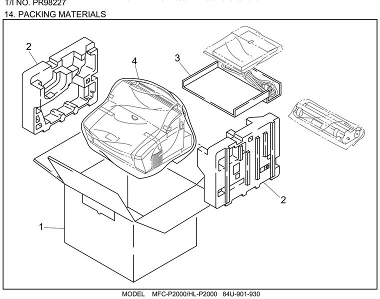 14. PACKING MATERIALS (revision PR98227)