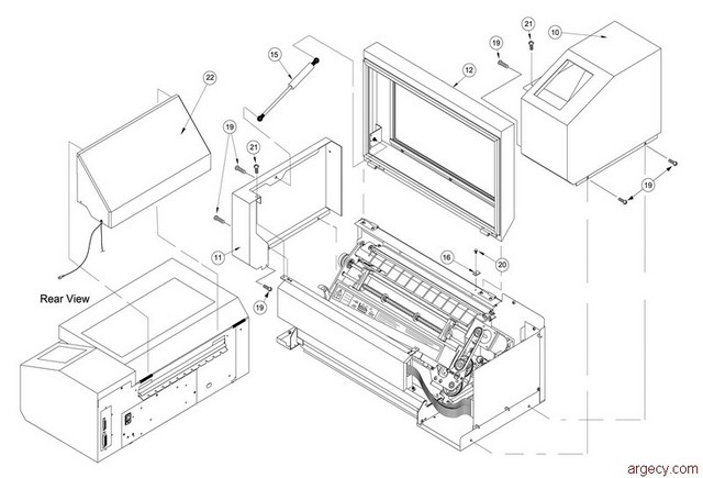 Parts diagram - Tally T6045 & T6050 Parts