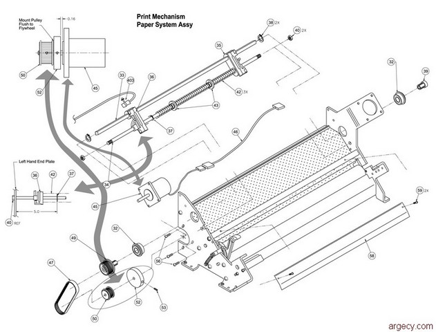 Parts diagram - Tally T6045 & T6050 Parts