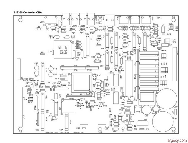 Parts diagram - Tally T6045 & T6050 Parts