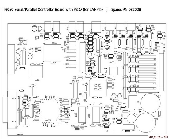 Parts diagram - Tally T6045 & T6050 Parts
