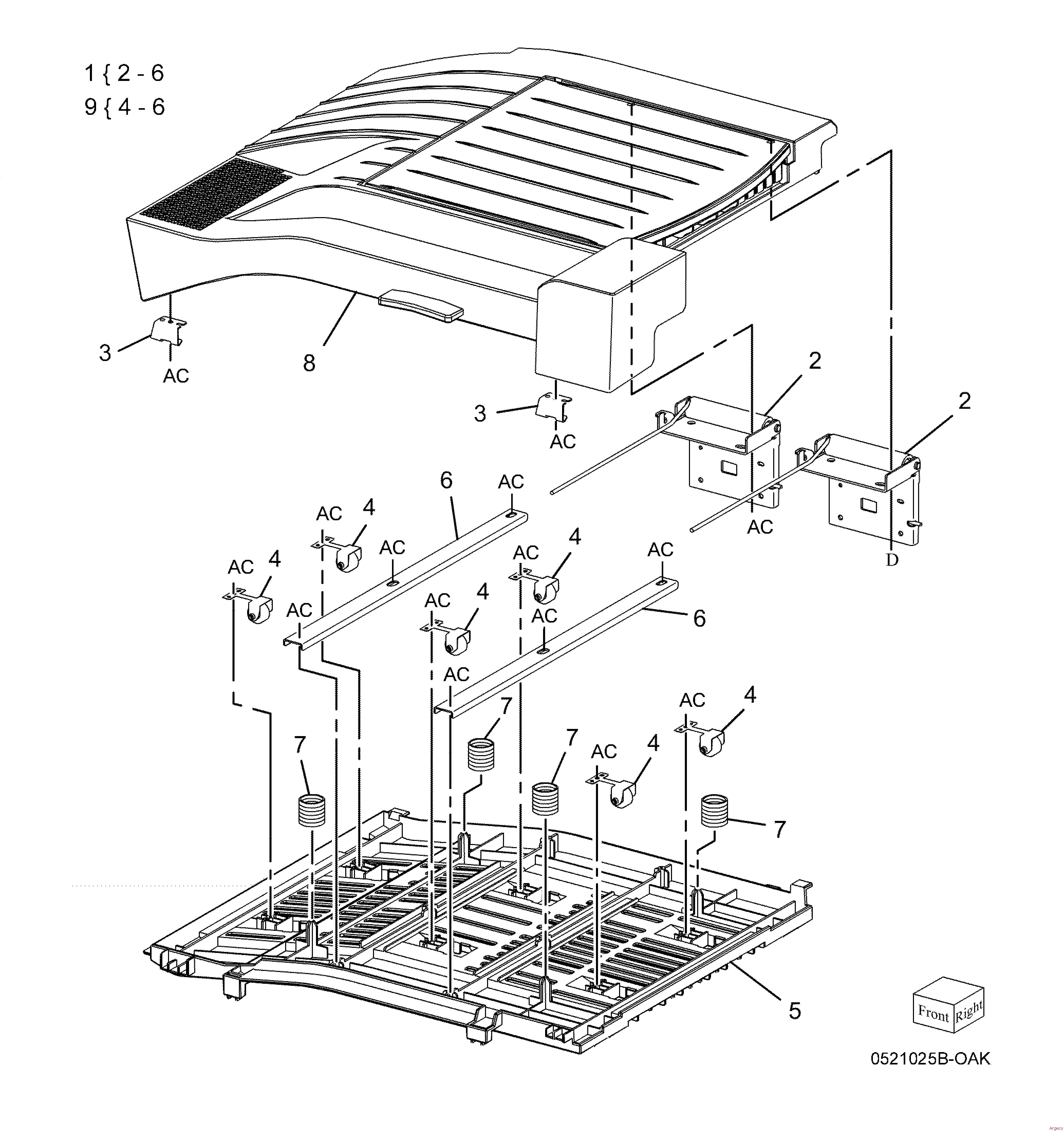 Xerox Finisher Parts 7525-7530-7535-7545-7556-7800-7830-7835
