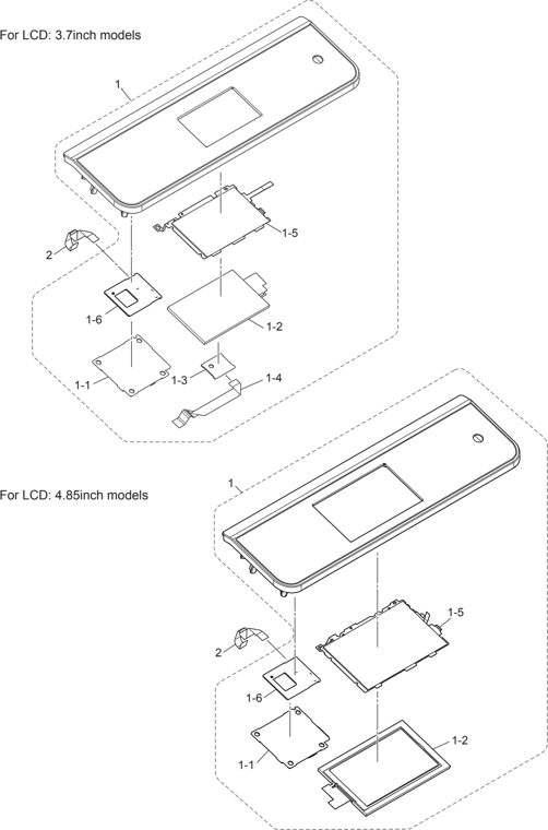 12. PANEL parts diagram - Brother MFC-L6900DW Parts