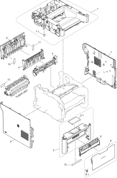 9. COVERS & LABELS parts diagram - Brother MFC-L6900DW Parts