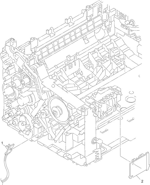 1. FRAME L & DRIVE UNIT parts diagram - Brother HL-1210W 1211W 1212W 1218W 1222W Parts