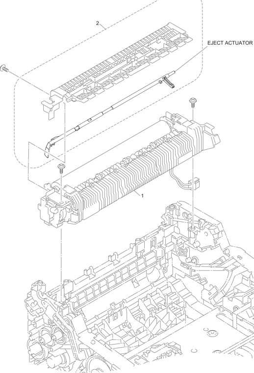 5. FUSER UNIT parts diagram - Brother HL-1210W 1211W 1212W 1218W 1222W Parts