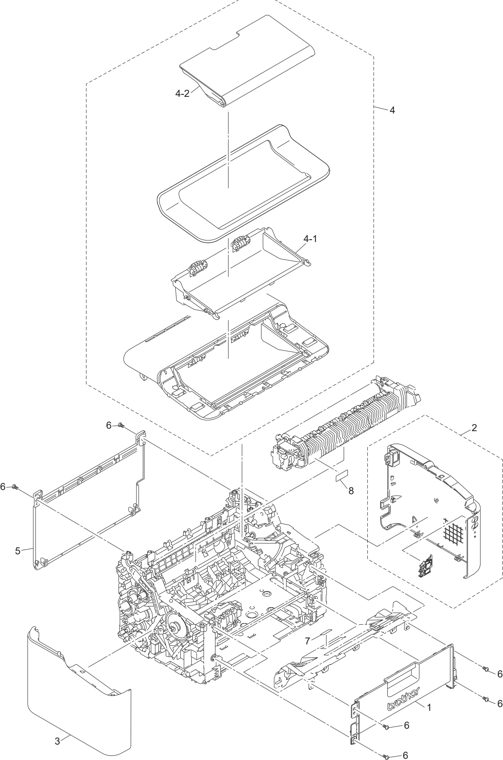 6. COVERS & LABELS parts diagram - Brother HL-1210W 1211W 1212W 1218W 1222W Parts