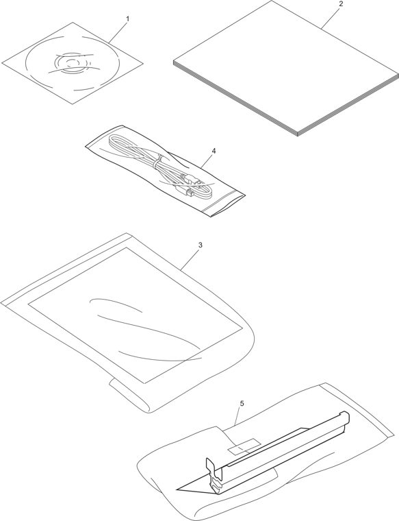 15. ACCESSORIES parts diagram - Brother HL-3040CN HL-3045CN HL-3070CW HL-3075CW Parts